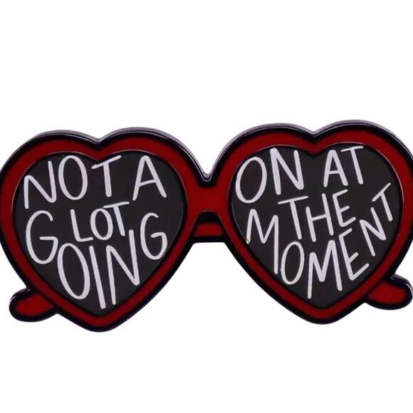 ✨2/$16 or 3/$20✨ Red Era “Not A Lot Going On At The Moment” Taylor Swift Pin - Picture 1 of 4